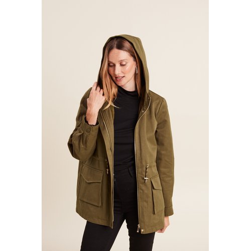 Parka doublee a capuche vert olive Breal La Redoute