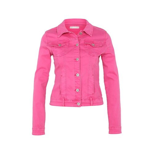 Veste unie en coton fushia Cassis La Redoute