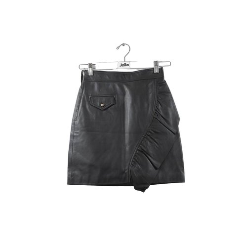 Mini jupe en cuir jamais porte avec etiquette blanc Sandro La Redoute