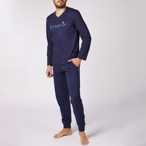 Mens v neck pyjamas hotsell