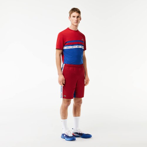 Short droit rouge isx Lacoste La Redoute