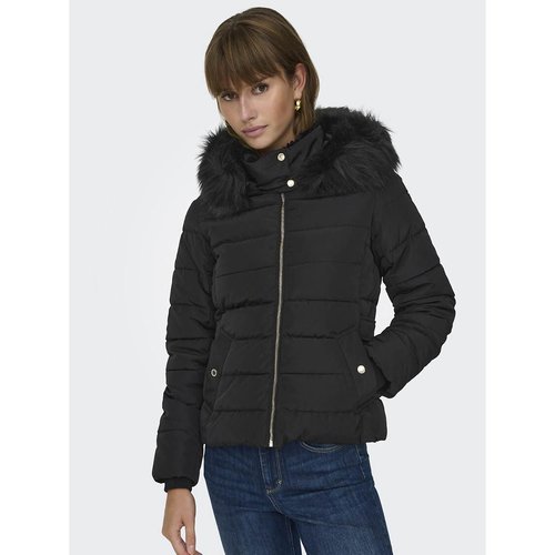 Doudoune matelassee a capuche fixe Only La Redoute