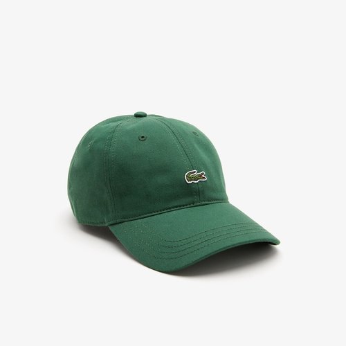 Casquette en coton Lacoste vert La Redoute