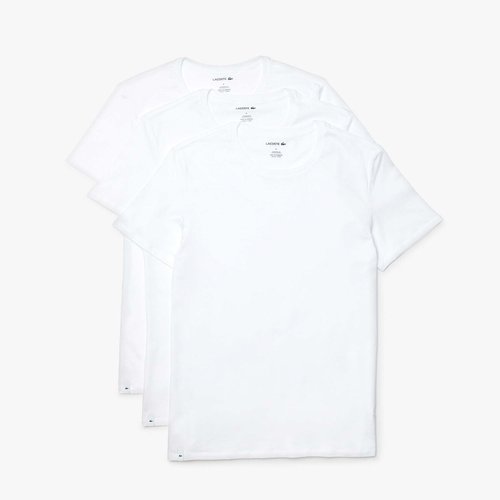 Pack of 3 t shirts in cotton with crew neck Lacoste La Redoute