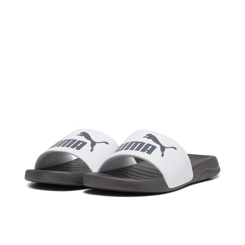 Popcat 20 sliders white dark grey Puma La Redoute