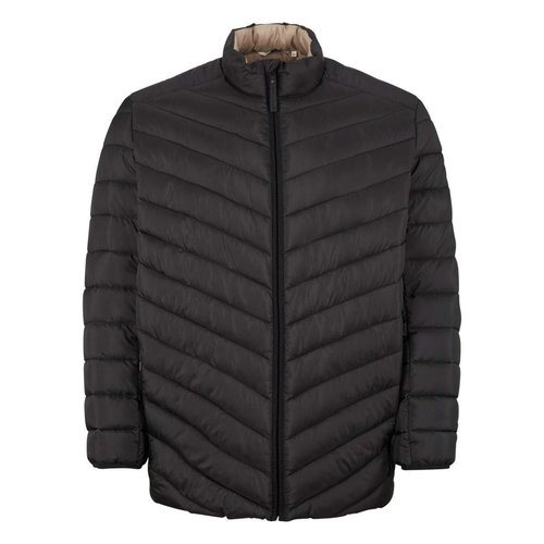 Doudoune matelassee zip grande taille noir Tom Tailor La Redoute