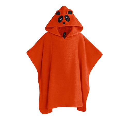 Cape de bain bébé, vert d'eau et panda : accessoires-bebe par petitlion