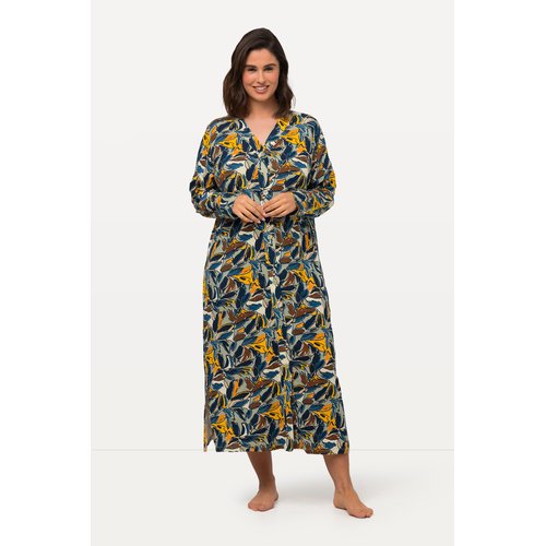 Chemise de nuit a motif floral. patte de Ulla Popken La Redoute