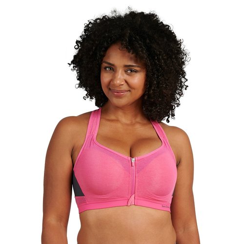 Brassiere de sport sport tonic rose fuchsia Sans Complexe La Redoute