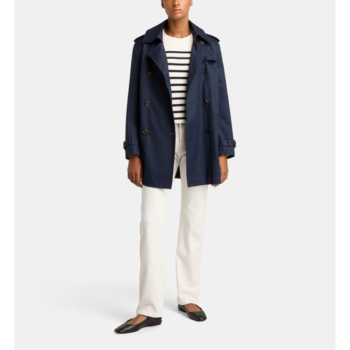Trench femme bleu marine best sale