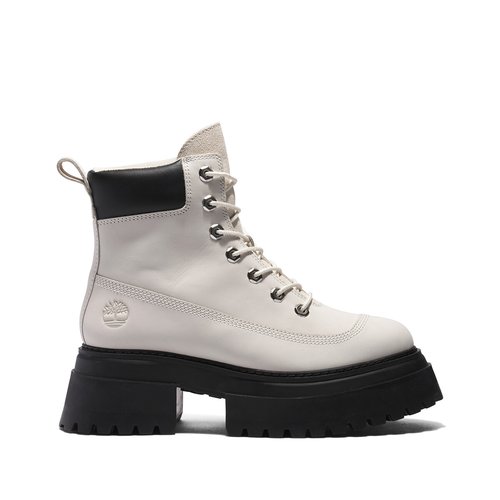 Boots en cuir timberland sky 6in Timberland blanc La Redoute