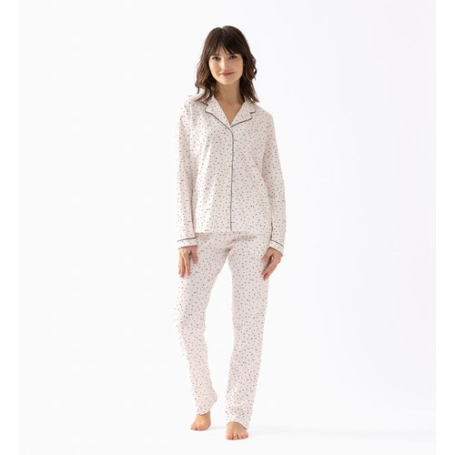 Pyjama boutonne en coton holly 606 ecru Le Chat La Redoute