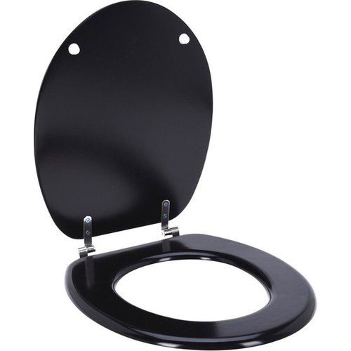 Abattant wc noir et bois outlet
