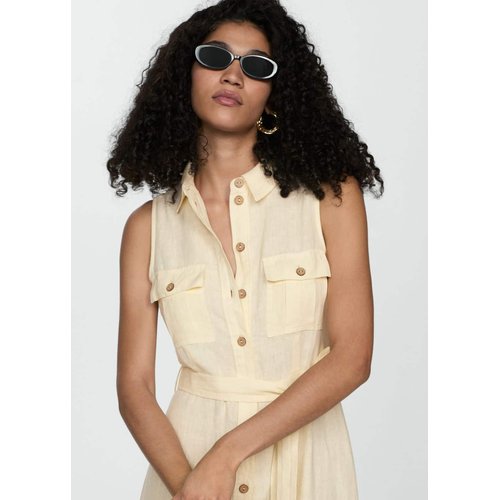 Mango robe jaune clearance