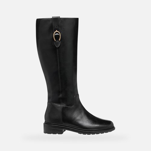 Geox black boots deals