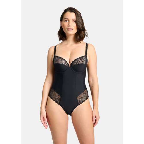 Oceane lace bodysuit black Sans Complexe La Redoute