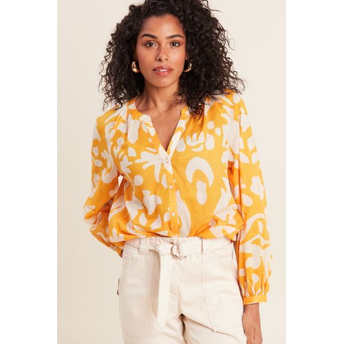 Blouse manches longues jaune moutarde Breal La Redoute