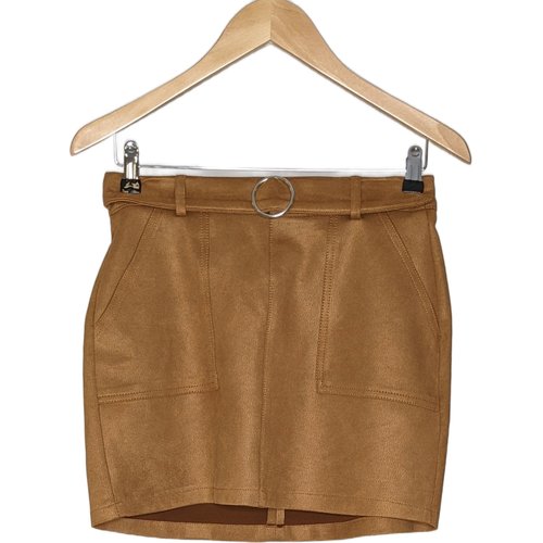 Jupe courte tres bon etat marron Bershka La Redoute