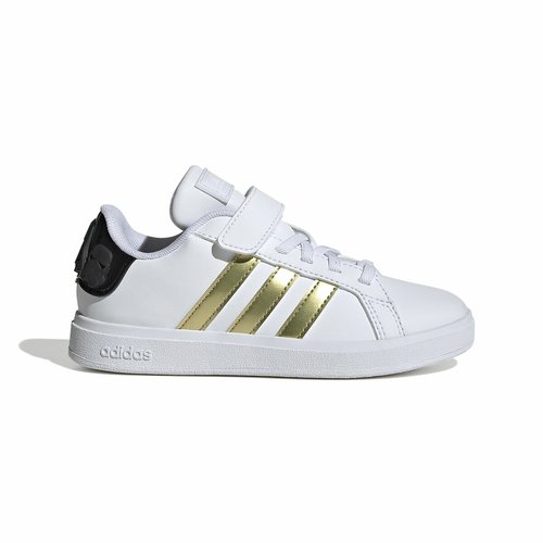 Kids grand court star wars trainers white gold coloured Adidas Sportswear La Redoute