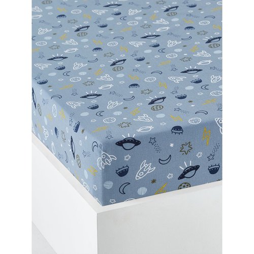 Drap housse enfant COSMOS Oeko Tex