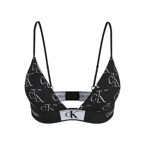 Soutien gorge triangle en coton noir uni Calvin Klein Underwear La Redoute