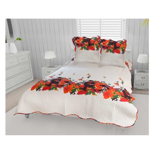 Dessus De Lit 2 Personnes Boutis Couvre Lit Matelassé De Luxe Toison De Cristal Couverture