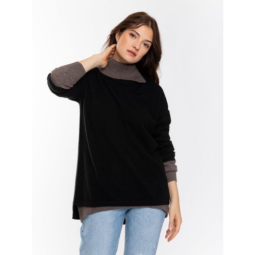 Pull col bateau pur cachemire clatt noir Just Cashmere La Redoute
