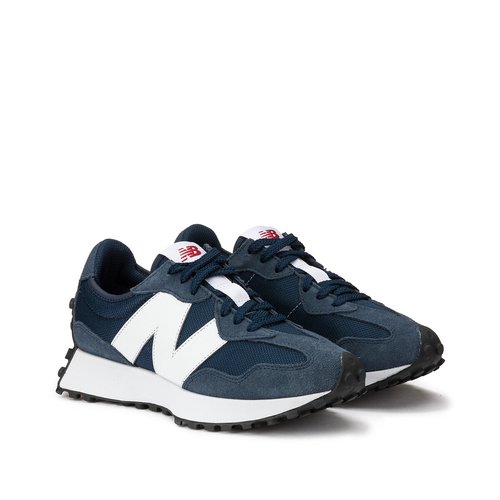 New balance navy trainers hot sale