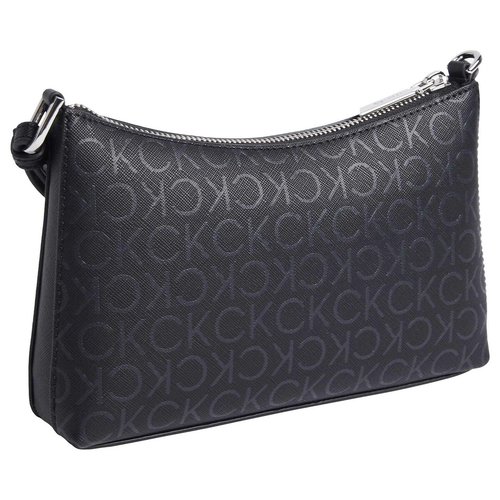 Shoulder bag with top handle black print Calvin Klein La Redoute