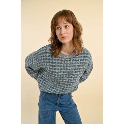 Metallic knit jumper online
