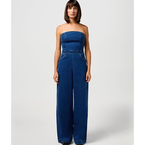 Combinaison slim bleu Wrangler La Redoute