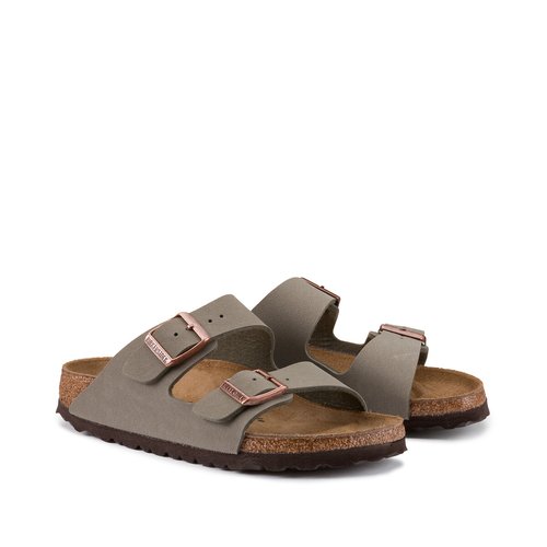 Mules arizona gris fonce Birkenstock La Redoute