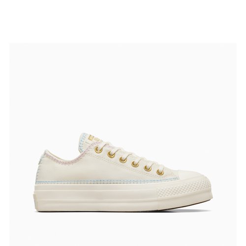 All star lift ox stitch sich canvas trainers white Converse La Redoute