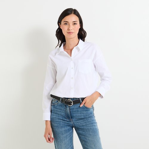Chemisier blanc casse blanc Grain De Malice La Redoute