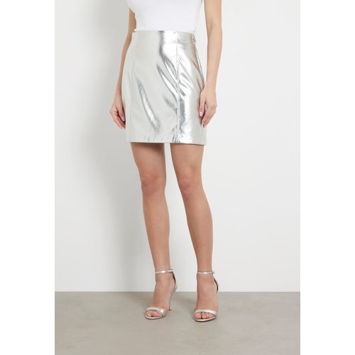 Guess mini jupe similicuir effet metallise Guess La Redoute