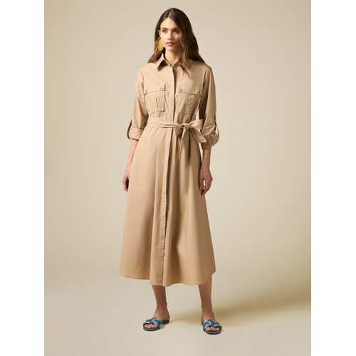 Robe chemise popeline shop