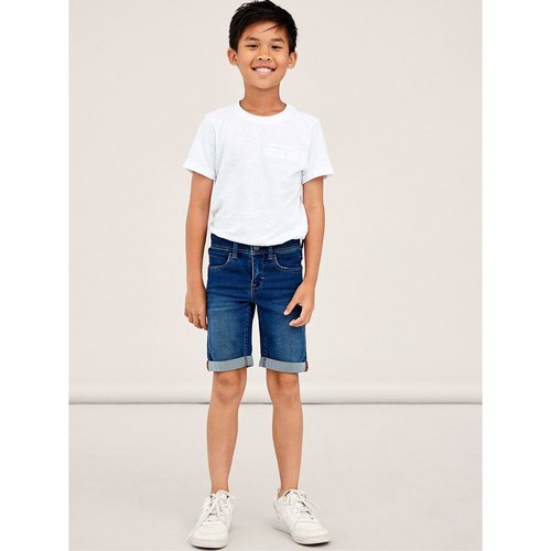 Short 8 14 ans bleu fonce Name It La Redoute