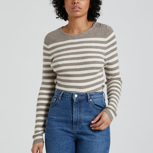 Fine knit crew neck jumper clearance
