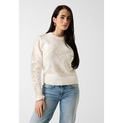 Pull GUESS - Occasion En Très Bon état - Couleur Gris - Taille Non Précisée