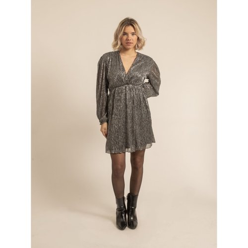 Robe lamée argent 2025