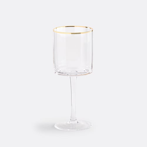Lot De 6 Dessous De Verres Transparents à Bord Doré + Présentoir - Occasion, Légères Traces D'usage