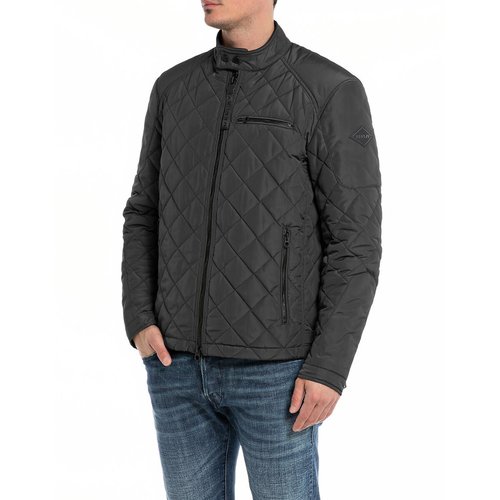 Replay reversible bomber jacket top
