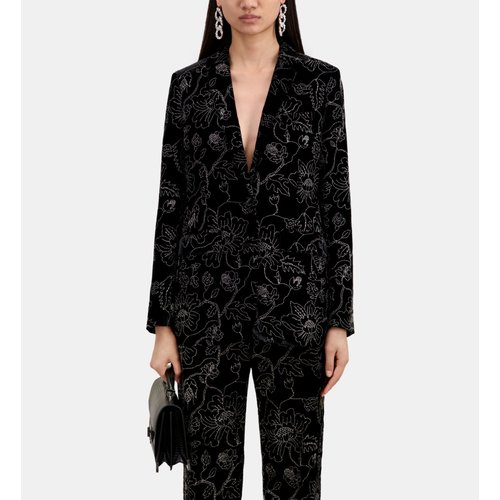 Veste tailleur en velours black The Kooples La Redoute