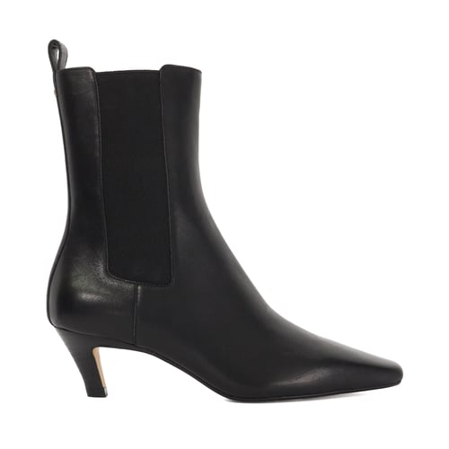 Chaussures Femme Dune London Noires à Talons Courts Et Pointes Cloutées - Taille UK 3, Occasion
