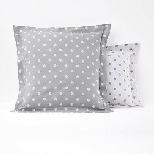 Clarisse polka dot 100 cotton pillowcase La Redoute Interieurs La Redoute