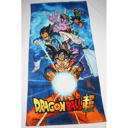 Serviette De Plage / Drap De Bain Dragon Ball Z - 70x140 Cm - Super Doux Et Absorbant - Design Officiel DBZ