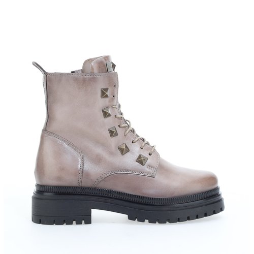 Beige biker boots deals