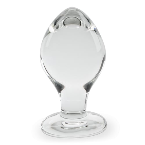 Plug Anal En Verre Transparent Eternal Love - Marque Love And Vibes - Neuf