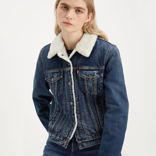Veste levis sherpa trucker homme top