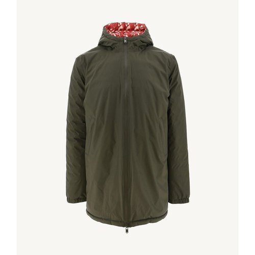 Long reversible padded jacket with hood khaki Jott La Redoute